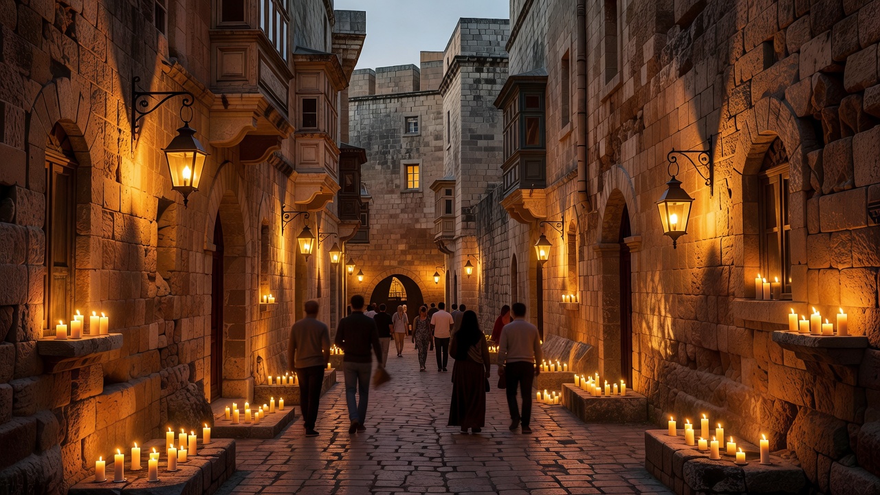 Birgufest candlelit fortified streets in Vittoriosa Malta