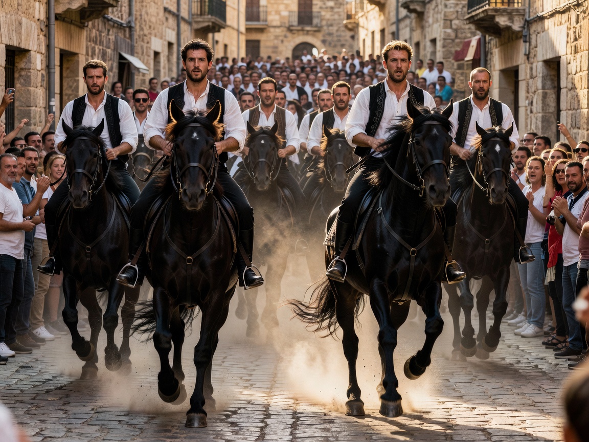 Festa de Sant Joan horse pageant in Ciutadella Menorca